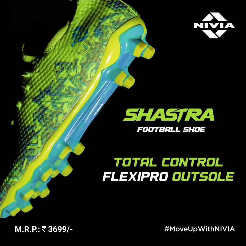niviasports's tweet photo. Launching #Nivia #SHASTRA Football Shoes with Ortholite Shockease Insole, Total Control Flexipro outsole &amp; Stitchless knitted upper.

Shop now at https://t.co/qO6KAfsNN4

#StepOutAndPlay  #NiviaSports  #MoveUpWithNivia