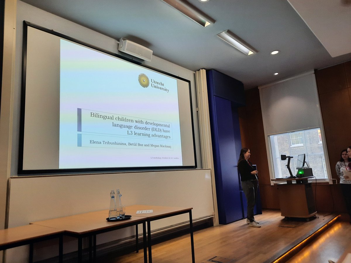 So it is now the time to talk about bilingual children with developmental language disorder in L3 learning