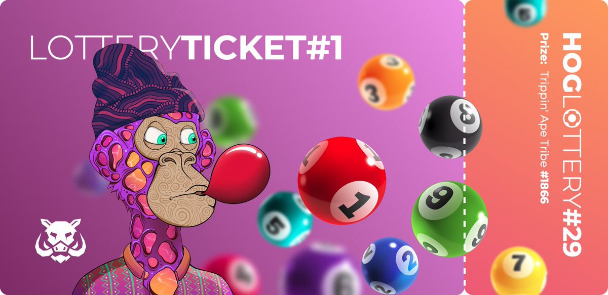 Only 23 tickets left for the <a href="/TrippinApeNFT/">Trippin’ Ape Tribe</a> lottery. 

Get them now at Hoglottery.com

Only 0.1 with your $Hoglot token or 0.2 general sale! 

#SolNFTs #SolanaNFTs