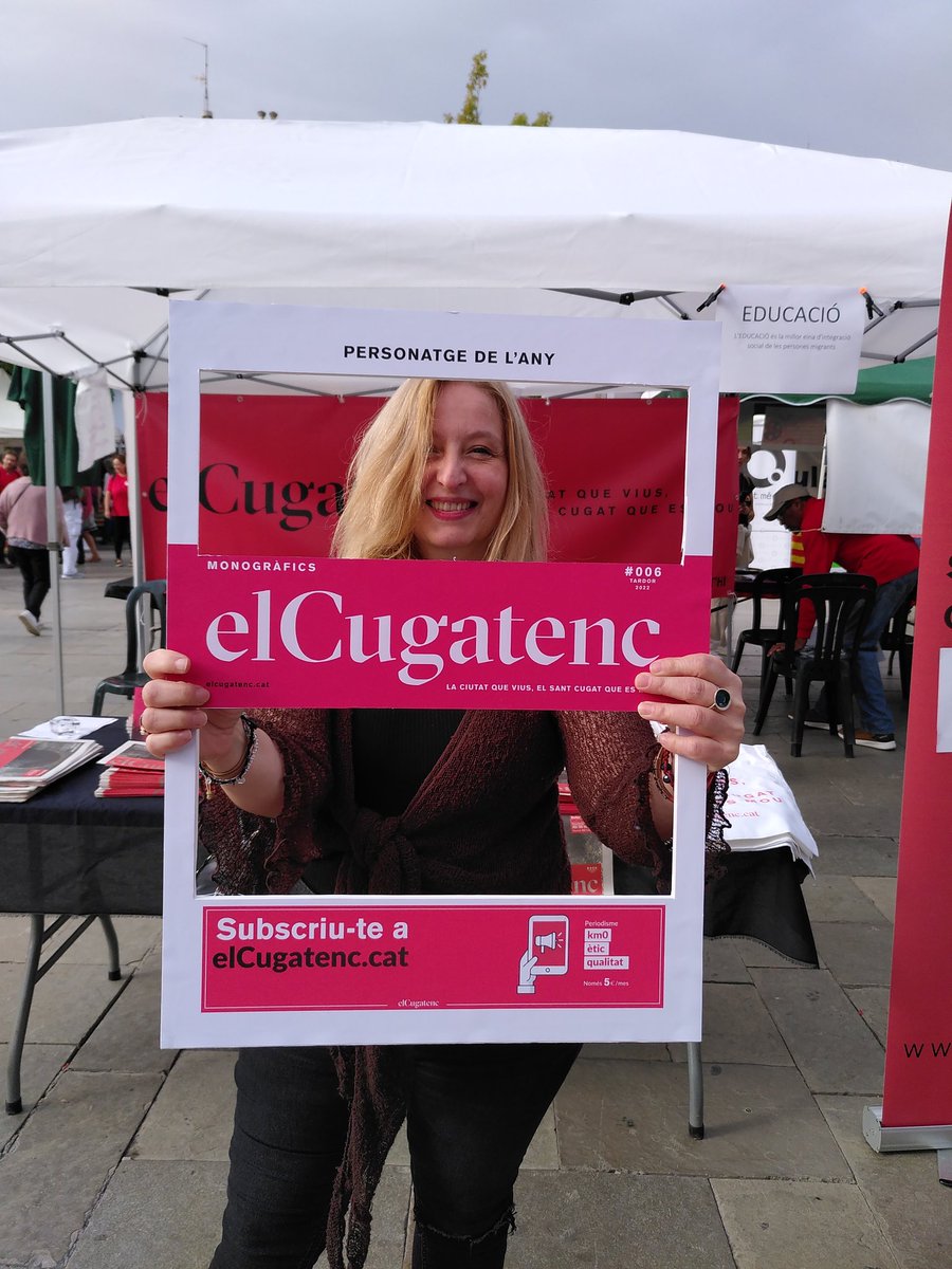 elCugatenc's tweet photo. Vols ser portada del monogràfic d'elCugatenc?
Som a la @FestadeTardor amb el nou número del monogràfic, que dediquem al patrimoni local. #SanrCugat https://t.co/vvwgo4Dqo9