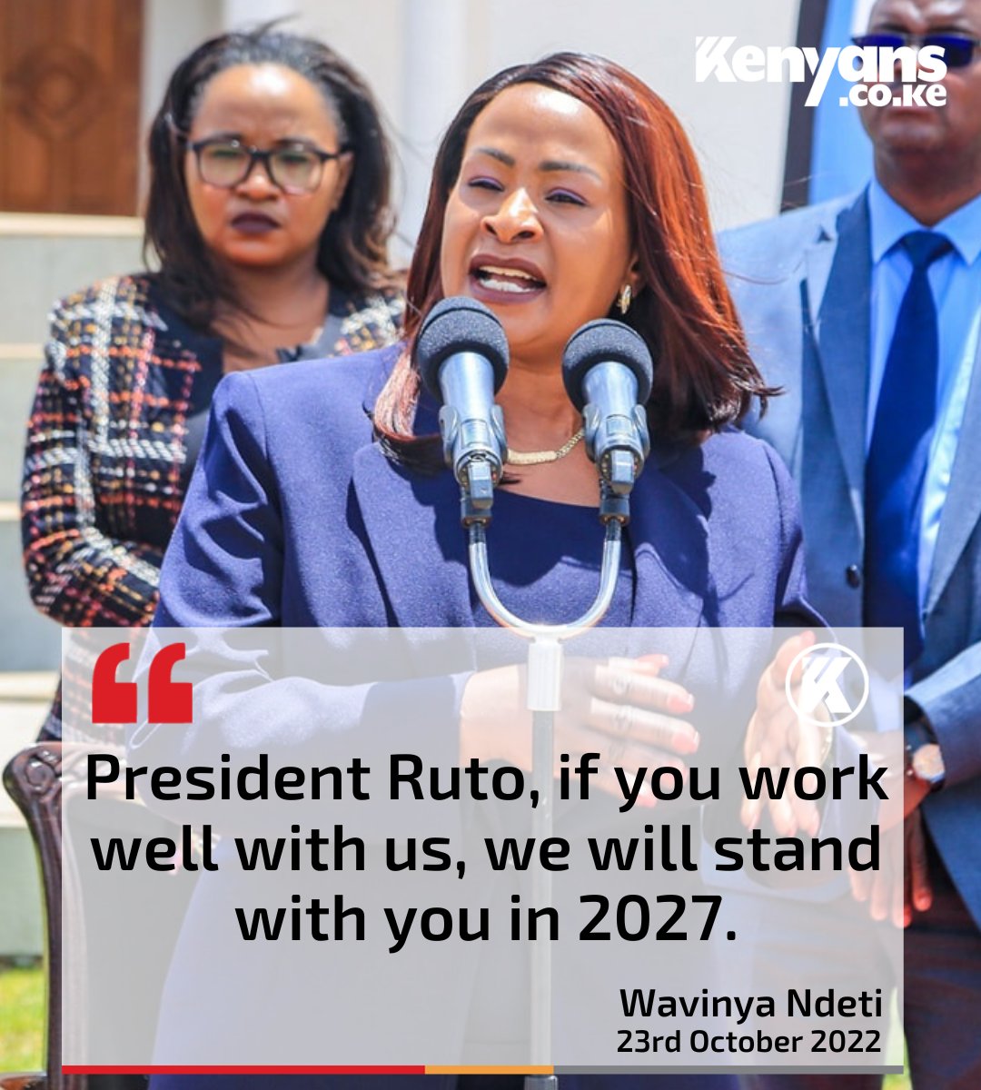 Kenyans's tweet photo. Wavinya Ndeti sets conditions for supporting President Ruto in 2027 https://t.co/CW2W4EBvl9