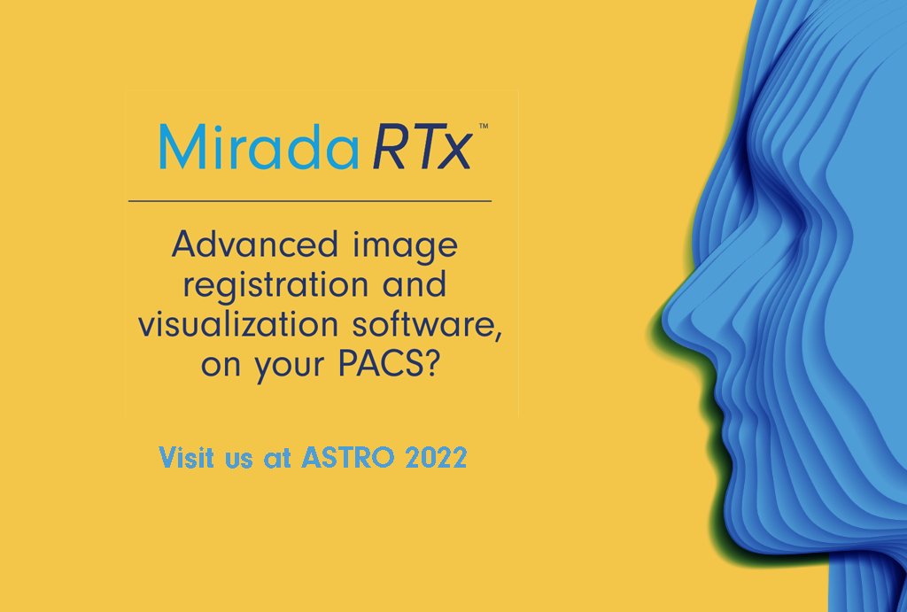 #ASTRO22- We are ready! Visit our booth today to learn about MiradaRTx for Radiotherapy, book a demo or come for a chat. Booth 4133 #cancercare #radonc