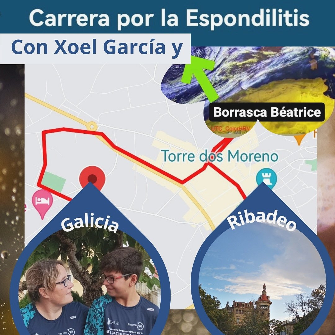 Guadisfoz's tweet photo. #carreraporlaespondilitis
#Ceade
Sumando km, en la mejor compañía. https://t.co/eqDz8PCtYJ