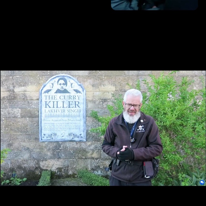 GothicValleyWI's tweet photo. We had a great time discovering horrific horticulture last week when the #alnwickpoisongarden team from @AlnwickGarden gave us a talk on the history of poisonous plants &amp; their uses. Here is some #deadlynightshade &amp; expert Dean Smith revealing plots involving #monkshood. https://t.co/StvEpIFoxk