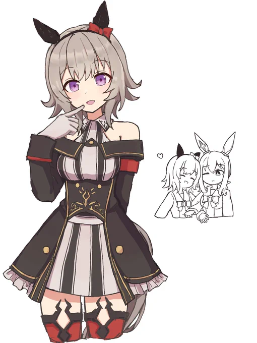 初描きカレンチャン #ウマ娘 
