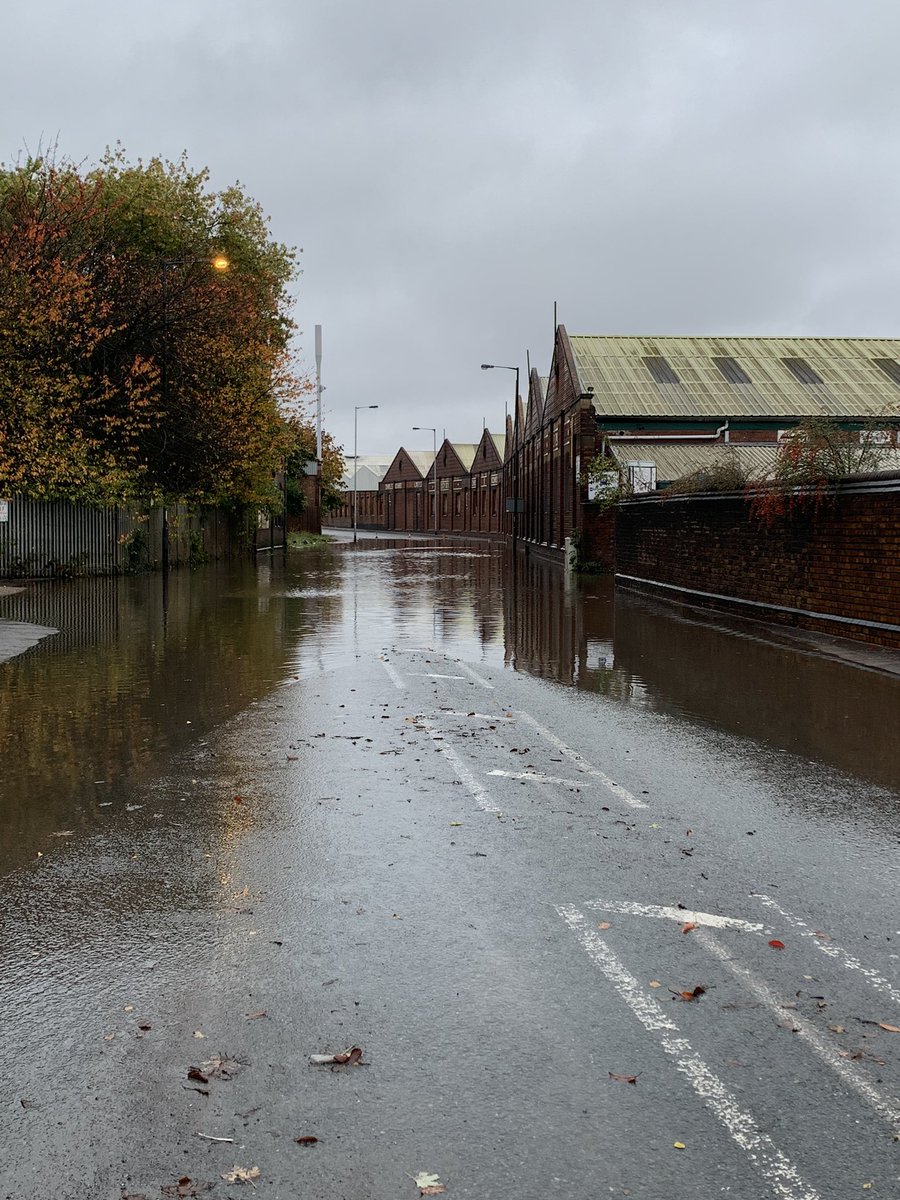 Heath road junction of Whitworth close : crews have been in attendance dealing with cars breaking down in deep flood water, please do not drive into flood water  , stay safe