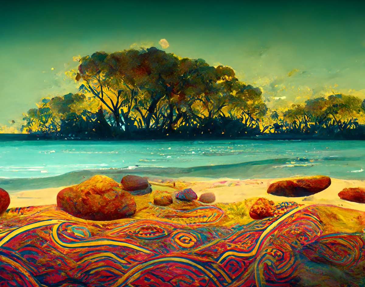 BeachBum21's tweet photo. Foreshore walk among mangroves, Nambucca River
#MidjourneyAI #midjourney #AiArtwork #aiartcommunity #AIart #texttoimage #machinelearning #moderndigitalart #art #modernart #aicommunity #midjourneyarts #midjourneyai #animationconcept #Australia #texttoimage https://t.co/aVx585fuZu