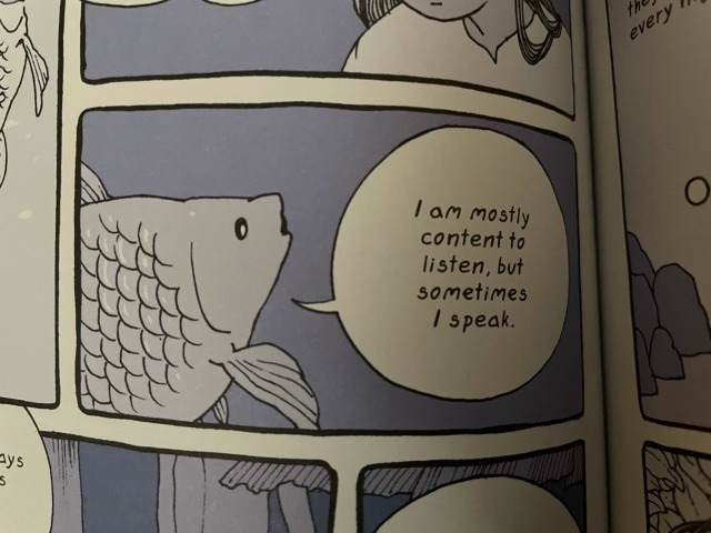 Comicsyouth's tweet photo. Us captured in a panel. #TheMagicFish https://t.co/PgeBl0Bgp3
