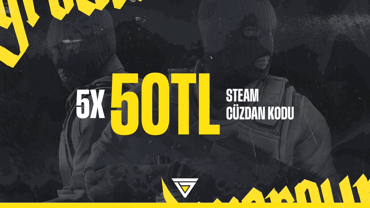 LOOKINGdotgg's tweet photo. CS:GO arayışlarının açılmasına özel 5 adet 50 Liralık Steam Cüzdan Kodu veriyoruz! 🎉

✅ Bu tweeti RT'le,
✅ @LOOKINGdotgg'yi takip et.
✅ https://t.co/yeWdMxKT6i'deki nickini bu tweetin altına yaz.

30 Ekim'de açıklanacaktır. Bol şans! https://t.co/Gt8jSngAzC