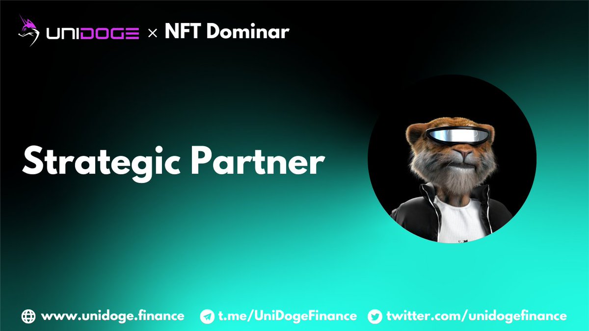We welcome <a href="/UniDogeFinance/">UniDoge Finance | Official 🌟</a> as our new strategic partner. #UniDogeFinance is building an amazing ecosystem 🔥🔥 around most existing Dogechain . <a href="/DogechainFamily/">Dogechain💜</a> #Dogechain  #unidoge #DogecoinToTheMoon #dogecoin #dogearmy #Dogetools