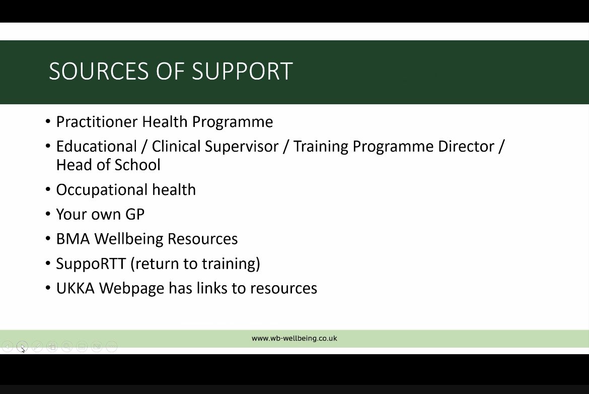 Who is in your support network ?…
There are lots of sources of support out there including…