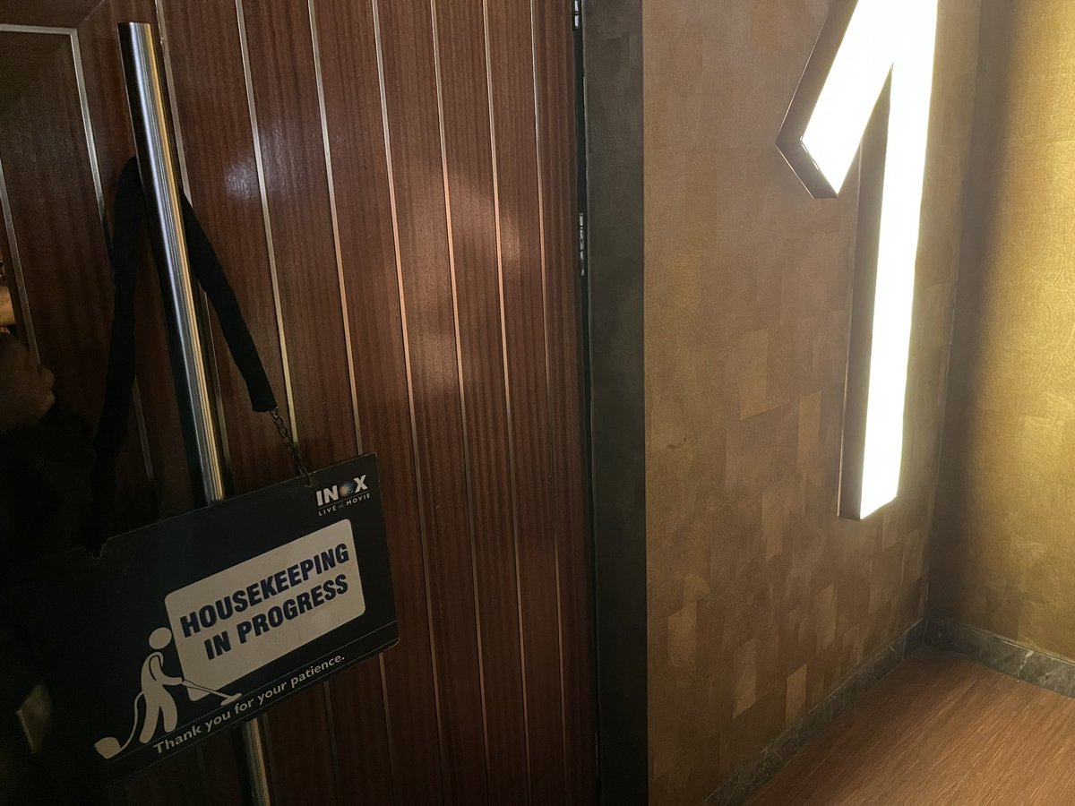 KManisah's tweet photo. @_PVRCinemas @INOXSupport more than 30 mins waiting outside due to cleaning progress in Inox screen 1 at marina mall. Show time is 03:35pm but they allowed us to enter at 03:40. No seats to sit outside. Worst experience https://t.co/BZK6fNhmHD