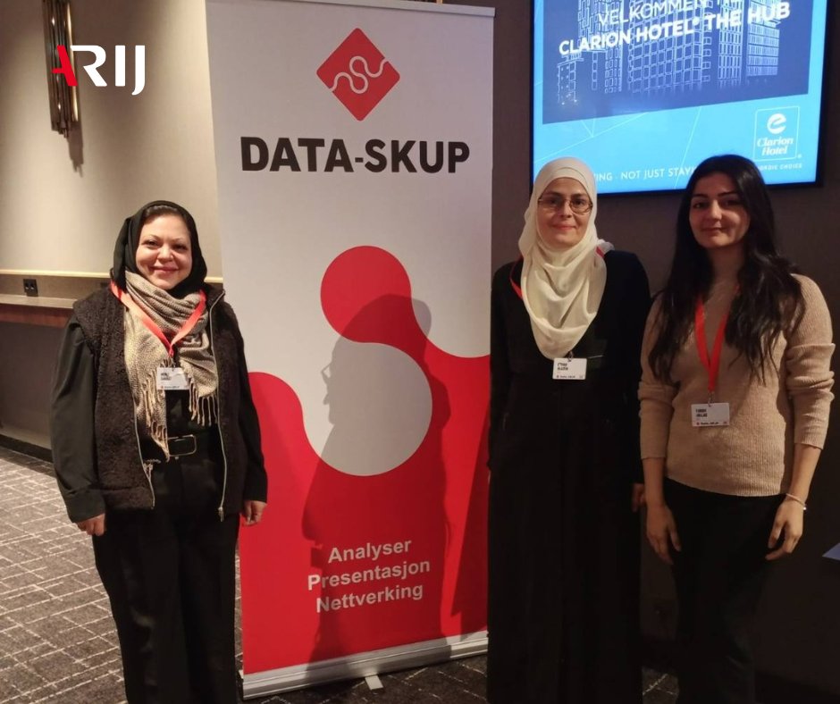 ARIJNetwork's tweet photo. 🔴 على هامش مؤتمر #DataSkup في أوسلو بالنرويج، حضر فريق من أريج ورشات تدريبية تضمنت:
📍استخدام برامج التحليل الحسابي
📍البرمجة والتحقيقات الاستقصائية في الحروب
📍استخدام صحافة البيانات في موضوعات التغيرات المناخية
@skup_norge https://t.co/85ScFZ7df3