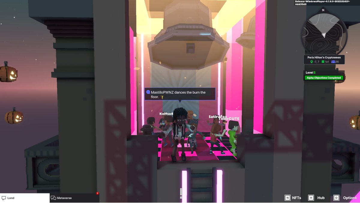 mastillo13245's tweet photo. @TheSandboxGame I just participated in the Paris Hilton  #Cryptoween Event. Dancing in the Clock Tower check out my screenshot below!
🎃👇 https://t.co/EFOrGN1LyQ