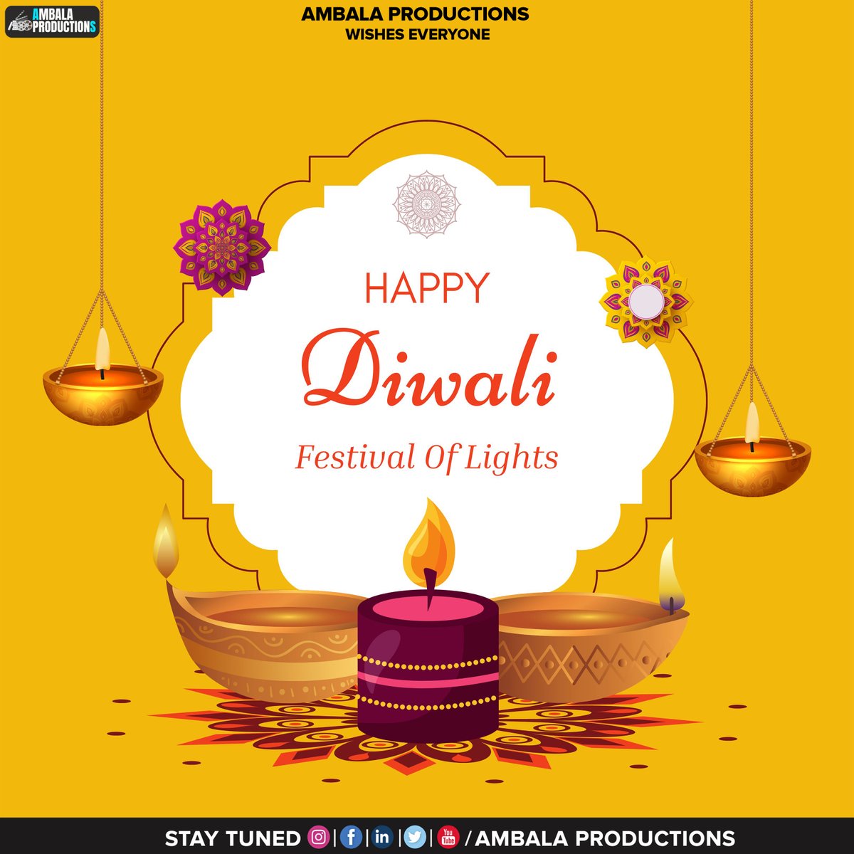 AmbalaPro's tweet photo. Ambala Productions wishes you a joyous and prosperous Diwali.
.....
#ambalaproductions #ambalaproduction #MusicDistribution #artistservices #instagrammusic #facebookmusic #musicpromotion #artistmanegment #PRmarketing #diwali https://t.co/BhVMT9u9QT