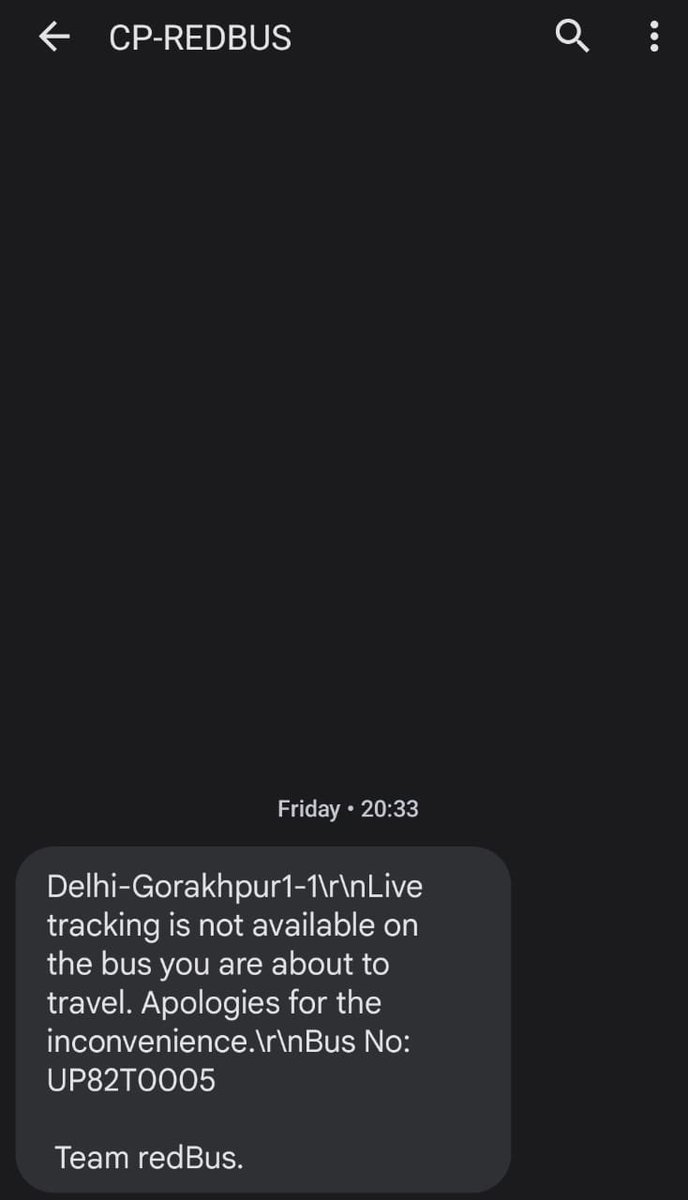 RajApoorv's tweet photo. #redbus #Fraud_and_fake

Dear @redBus_in ,
On 21 oct 2022 i have booked a ticket from Delhi to Gorakhpur in Kanhaiya travels from redbus app.
Neither the bus shown on boarding point nor the bus operator pickup the call even once and i want my refund as soon as possible
Attachment https://t.co/SDNiqy2P3g
