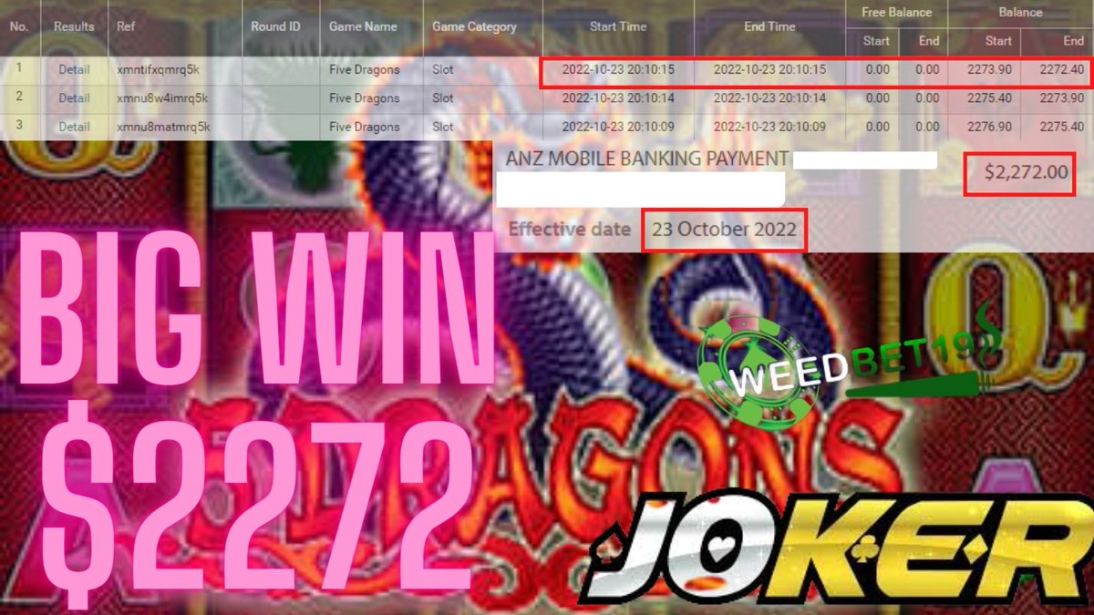 weedbet19's tweet photo. 🎉Congratulation To Weedbet19 Member Get Withdraw🎉
💨 Platform : Joker
💨 Game : Five Dragons
💨 Deposit : $65
💨 Withdraw : $2272
Join us now and become the next winner💓
WhatsApp CS1 : https://t.co/bORMXkxb0s https://t.co/bRx3ofD5se