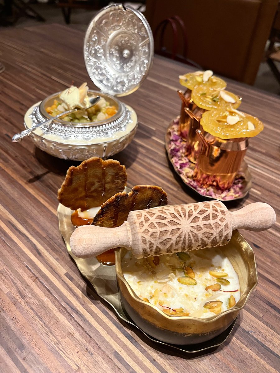 virsanghvi's tweet photo. Fun lunch at Loya, the new restaurant at the ⁦@tajpalacedelhi⁩ .
Quantum leap for ⁦@TajHotels⁩ Indian food. And I have to say that that the ⁦@tajpalacedelhi⁩ now seems the classier of the Taj’s two Delhi hotels.
Congratulations Puneet, Rajesh, Prasanjit et al https://t.co/VgntMXjWh1