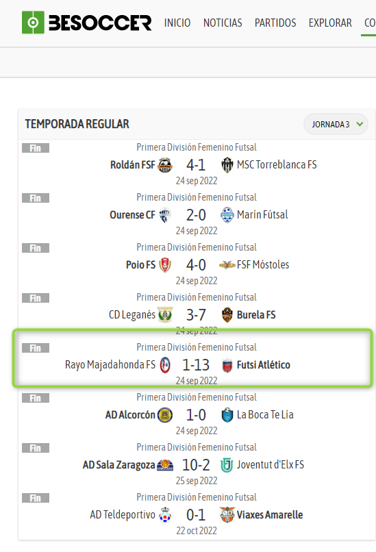 futsal_data's tweet photo. 𝗘𝗥𝗥𝗢𝗥 𝗖𝗢𝗥𝗥𝗘𝗚𝗜𝗗𝗢

Gracias @besoccer_ES y @FutSalRFEF por corregir el resultado 🙌😊. https://t.co/isVVmBZnGy
