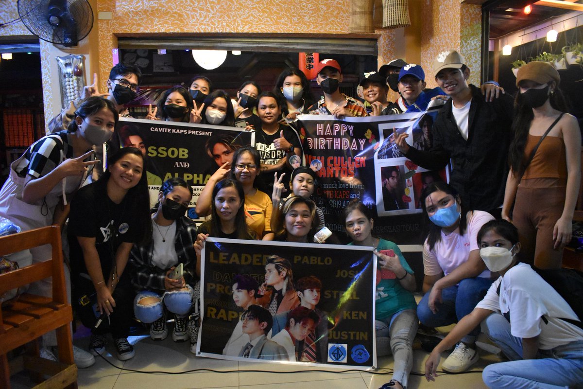 CaviteKaps's tweet photo. A never forget experience 😉

As we celebrated the birthday of our ssob @JoshCullen_s and our alpha @imszmc and Kickoff for Mahalima yesterday Oct. 22, 2022 at Bebot Kusina by Oriental Fusion Dasmariñas Cavite. We would like to thank everyone for becoming part of this event 💙 https://t.co/lpQ5ri7IGc