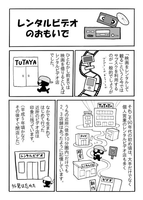 唐突ですが、思い出ばなしを。

いま「VHS」を知っている人も減ってるだろうなぁ・・😅 