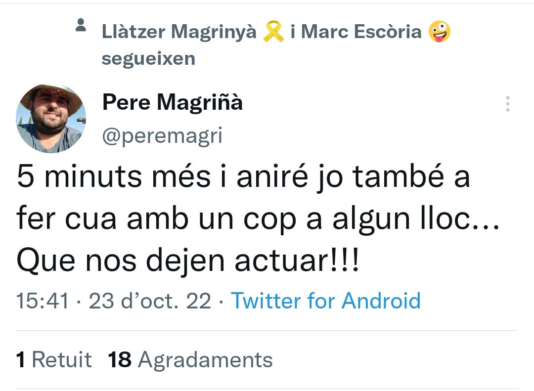 Sou escòria amb noms i cognoms, ni anant a demanar perdó a la gent que hi ha a l'hospital un a per un i de genolls, deixarieu de ser escòria.

#castellers