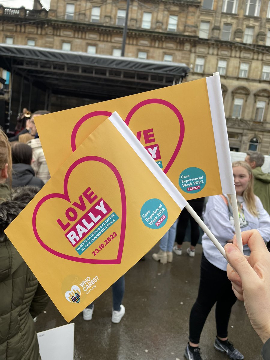 Such an inspiring day at the #loverally22 in Glasgow. Great to meet more of the team at <a href="/whocaresscot/">Who Cares? Scotland</a> and listen to the excellent speakers #CEW22