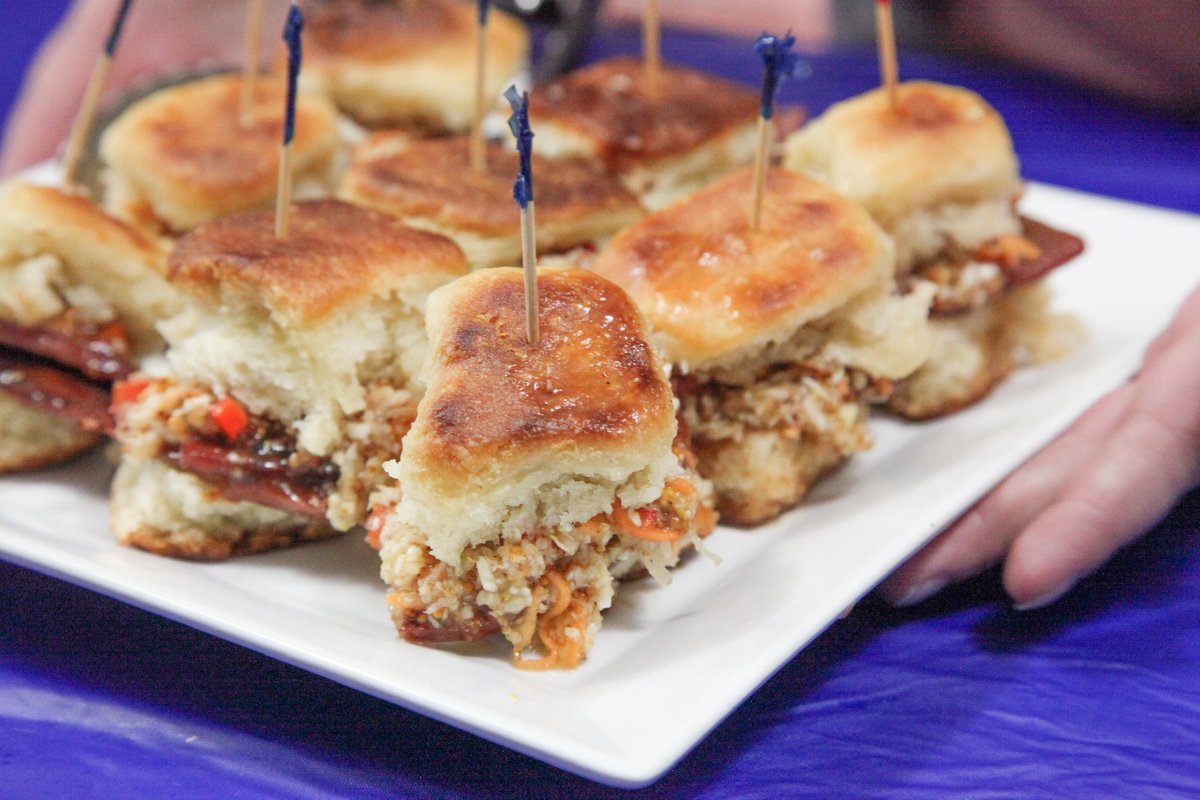 southfoodways's tweet photo. At last night's @TABASCO keynote dinner, Chef Rob McDaniel of Helen in Birmingham presented a Tale of Two Helens—a meal inspired by memories of his grandmother, Helen Frutiger, and by Helen Turner, winner of the 2022 Lifetime Achievement Award. #SFAOxF #SFABBQ https://t.co/f1ojED2vbt