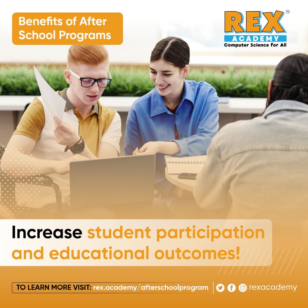 rexacademy1's tweet photo. Rex After School Programs
Increase student participation and educational outcomes!
Visit https://t.co/D5nigILGWW for more information or Call us on : +1 972-215-9962
#RexAcademy #OnlineClasses #Coding #Codingforkids #Learncoding #ComputerScience #Computers #K12 #STEM #k12Programs https://t.co/8NJFmWkf5t