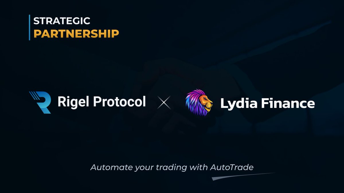 🥂 @Rigelprotocol has announced its latest partnership with @LydiaFinance 🥂 Rigel will integrate #LydiaFinance into their #Avalanche Autotrade to increase token utilities and Smartswap Autotrade. 🔽INFO medium.com/rigelprotocol/…