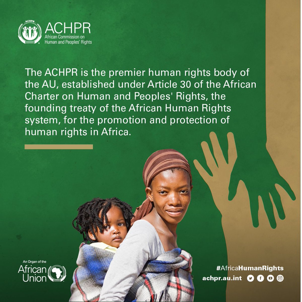 Special Rapporteur on The Rights of Women
Applaud ratification of the Maputo Protocol by 43 AU Member States and urge full ratification of the Protocol.