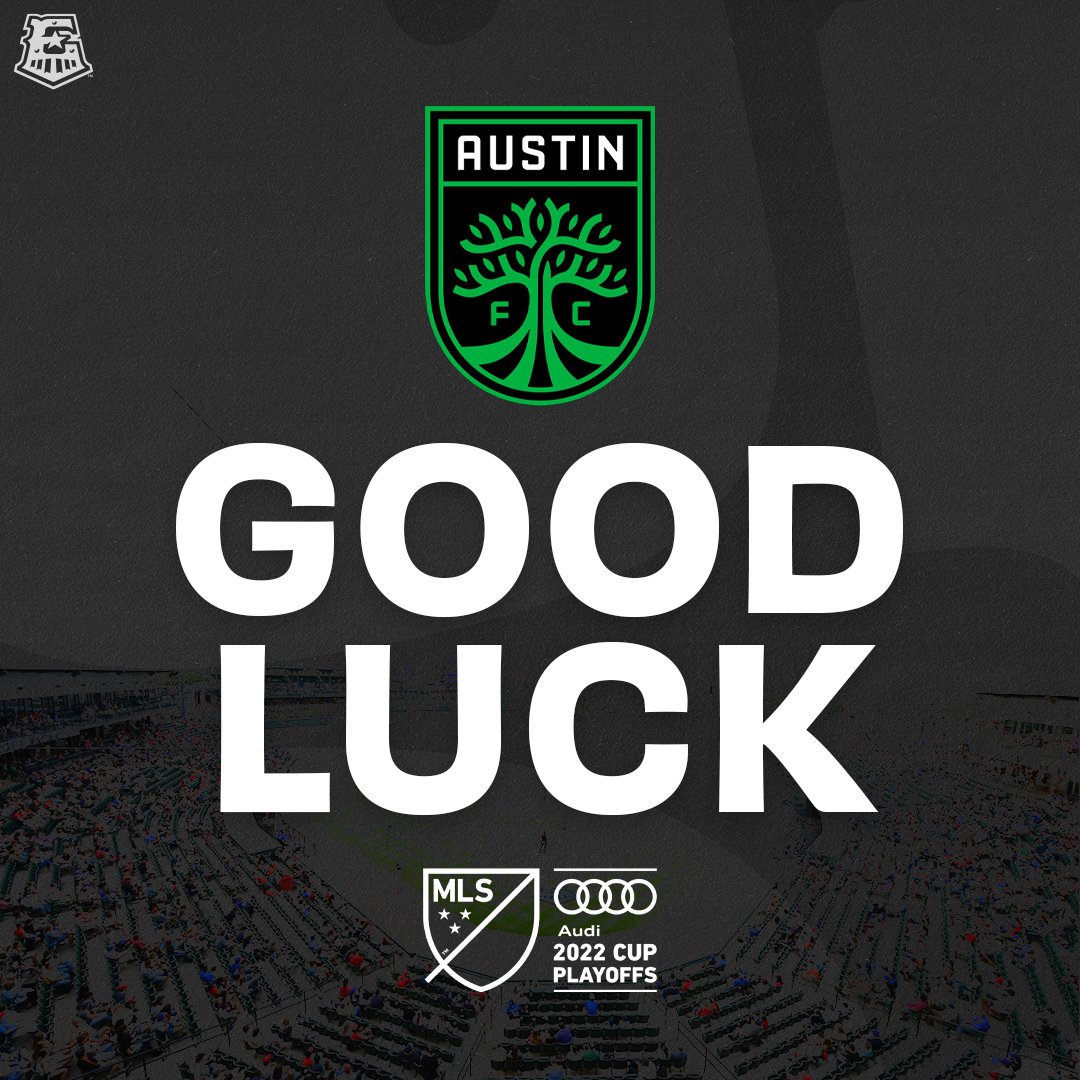 Good luck to @AustinFC as they continue the @MLS Playoffs tonight! 🌳 #VERDE