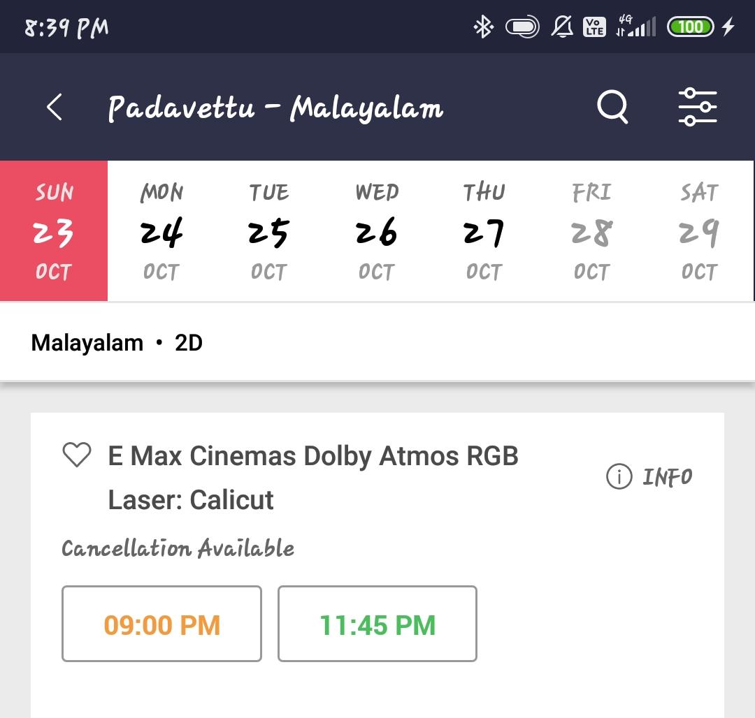 Adding Extra Shows & Housefull Shows For #Padavettu 🔥 Extra shows added in Calicut #NivinPauly @NivinOfficial
