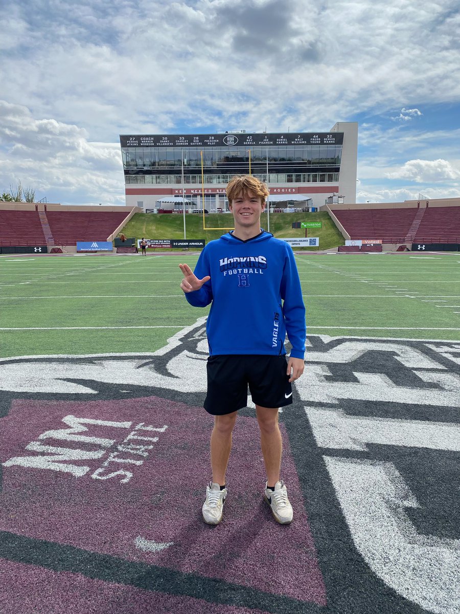 Had a great time visiting New Mexico State this weekend!! @coachkill_fb @Coach_MacNMSU <a href="/NMStateFootball/">New Mexico State Football</a>