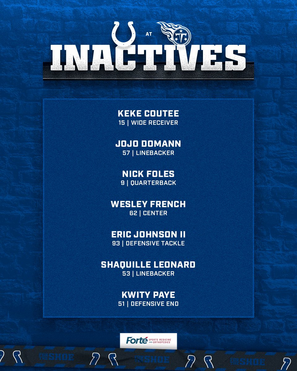 Our inactives for #INDvsTEN: