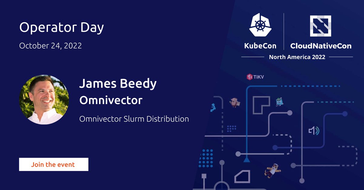 Canonical's tweet photo. Join James Beedy, President at Omnivector Solutions at #OperatorDay co-located at #Kubecon NA 2022, in a talk on the Charmed Operators for the #OSS scalable cluster workload manager, the Omnivector #Slurm Distribution, operating Linux clusters.
https://t.co/uLWz7tOImf https://t.co/VDKrqcRfI6