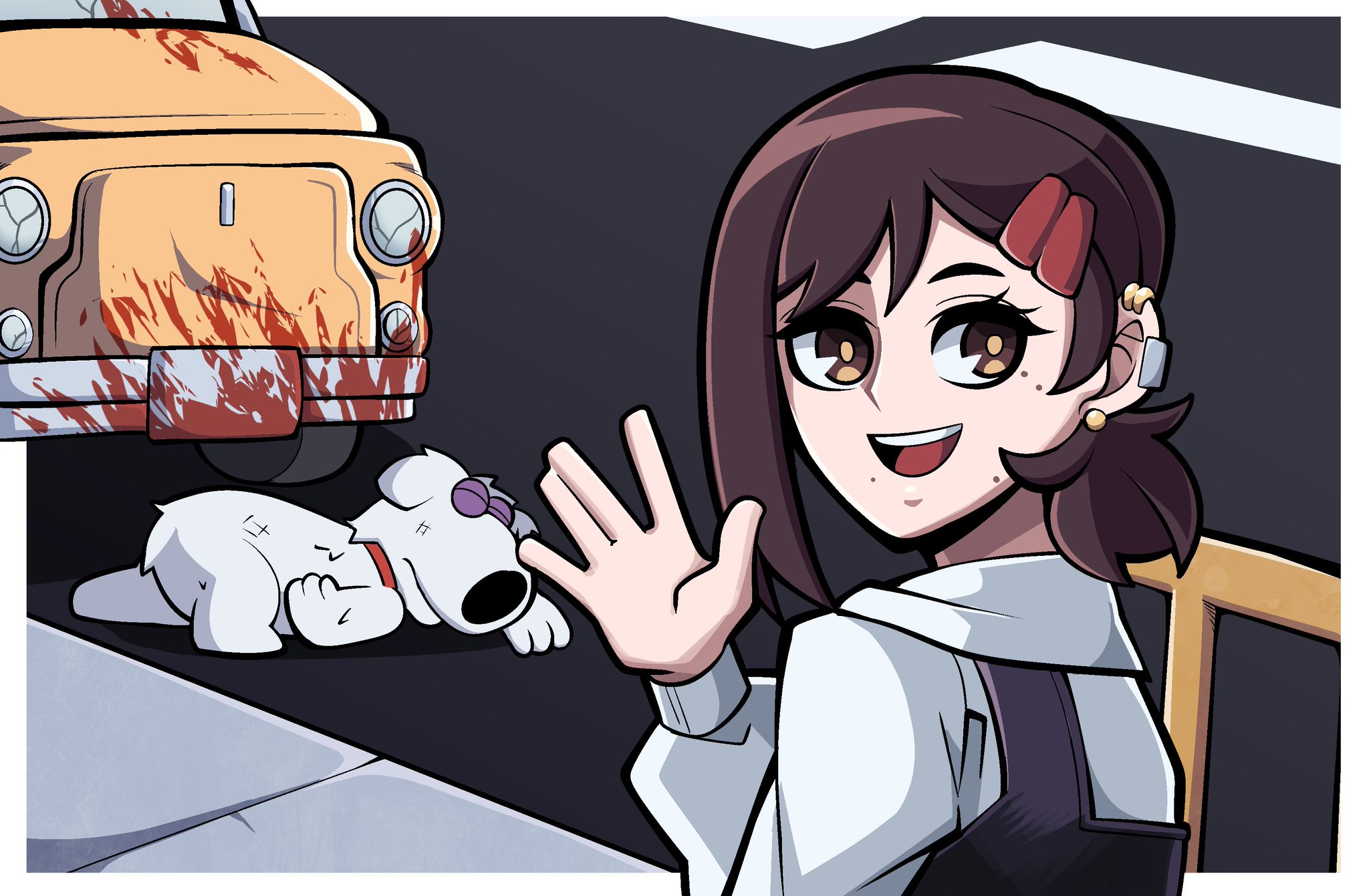kremit on Twitter "Kobeni and her car! https//t.co/WgYNZHKtb6" / Twitter