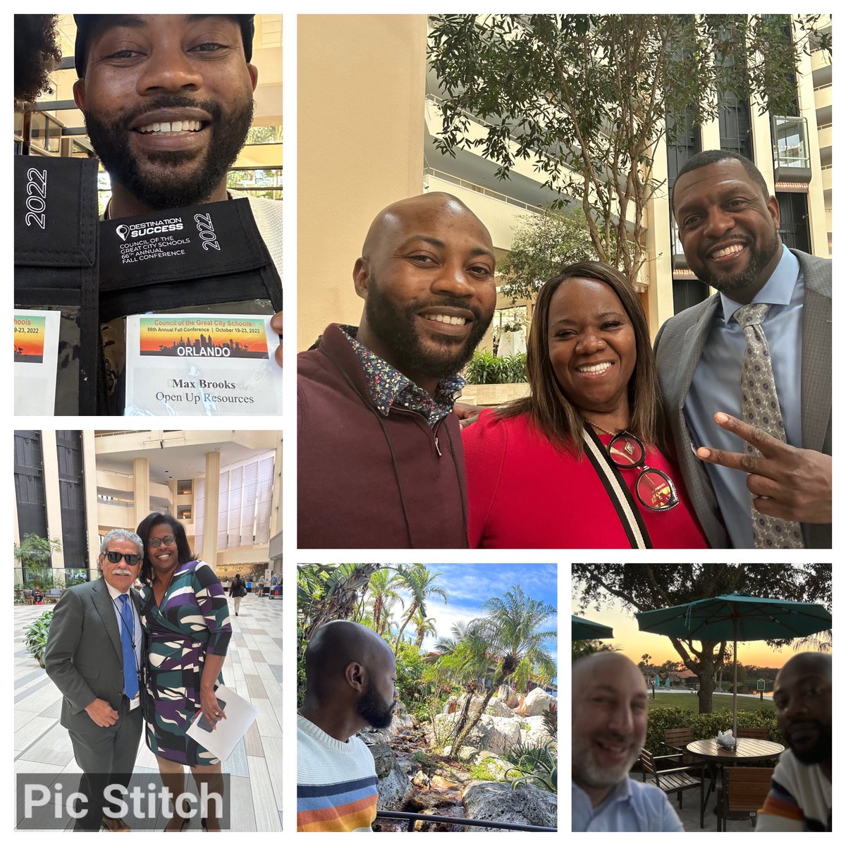 MaxBrooks1's tweet photo. Quite the week! Started off in CA, connecting w/our @kiddomapp partners, then to FL for #CGCS22 , now back in the DMV w/family. ☺️
I am reenergized &amp; ready to push after spending time w such committed #Edleaders &amp; advocates! 💪🏾🔋 https://t.co/mwKAuEtTpa