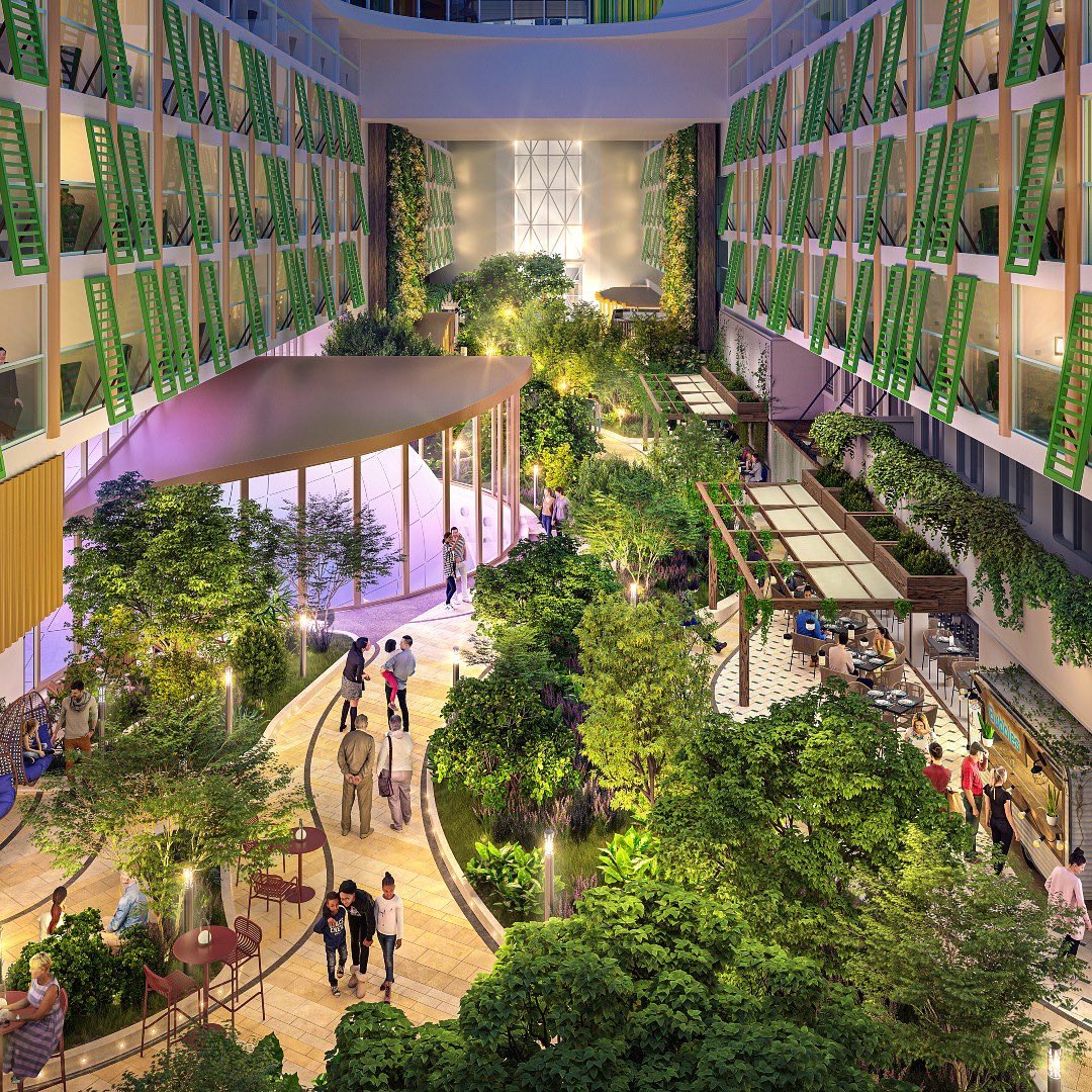 Avec 7600 passagers et ses 365 m de long, l'Icon of the Seas sera en 2023 le + gros paquebot du monde. 

Il consommera du gaz naturel liquéfié (GNL), promu comme "un carburant marin propre" mais dont l'empreinte carbone est pire que celle du charbon.

(et coupez la wifi bien sûr)