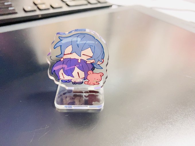 ちびにきまよアクスタ届いた〜!10月末のクレカロオンリーで配布予定です 