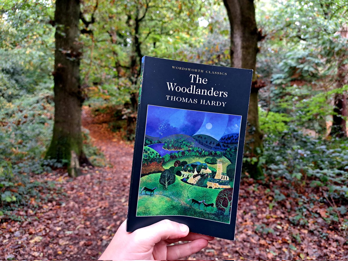 Reading 'The Woodlanders' in the woods that inspired Thomas Hardy.
#ReadingCommunity #whatareyoureading #WritingCommunity  #writersread