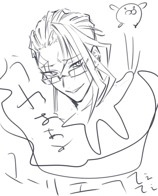 輪廻描いてたら公式から爆弾情報投げられて情緒が狂った絵です 