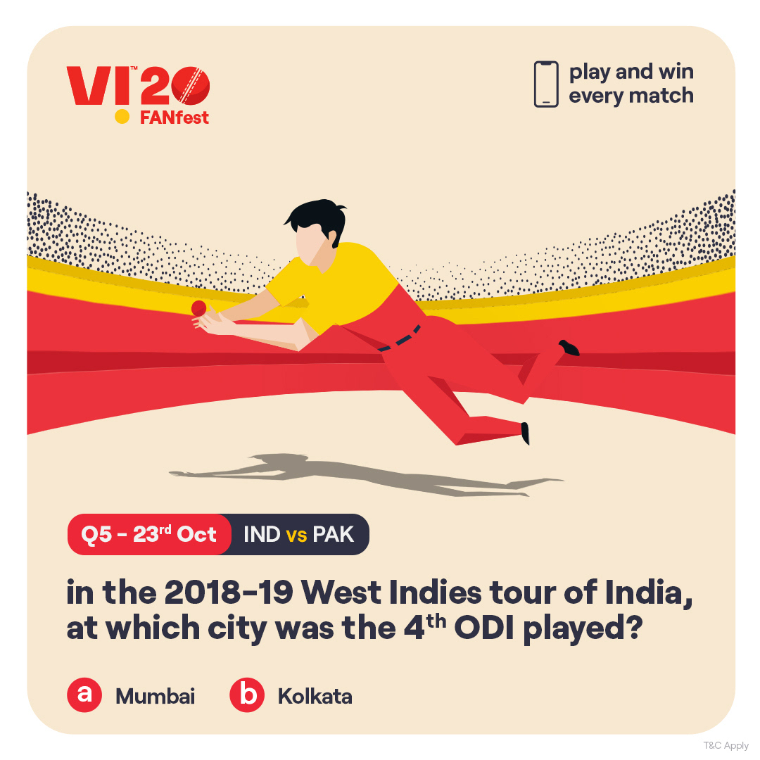 ViCustomerCare's tweet photo. Your love for cricket might help you win big. Answer the #Vi20FANfest contest question and you could stand a chance to win an iPhone every match.
#ContestAlert #INDvsPAK https://t.co/B5aIkA1Fw4
