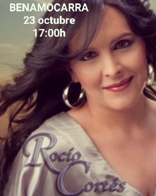 Está tarde, concierto de ROCÍO CORTÉS en Benamocarra (Málaga). <a href="/RocioCortesAnd/">Rocío Cortés</a> <a href="/benamocarra/">Benamocarra</a>