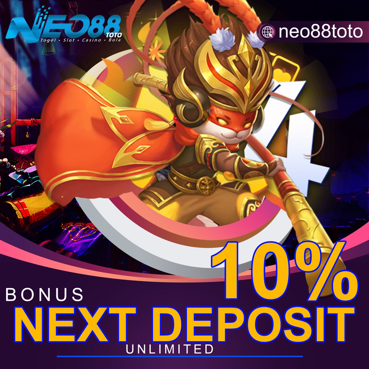 Neo88Toto's tweet photo. YUK MAIN DI NEO88TOTO GARANSI KEKALAHAN 100% LOH MAIN RUNGKAD SALDO KAMI KEMBALIKAN 100% ANTI RUNGKAD BOSS #NEO88TOTO #PASTIGACOR #NEO88TOTODPWDCEPAT #NEO88TOTOAMANDANTERPERCAYA #NEO88TOTOSITUSAMANAH #BONUSBANYAK #ANTIRUNGKAT #RUNGKADSALDOKEMBALI100% https://t.co/JnZDdtn1Eu