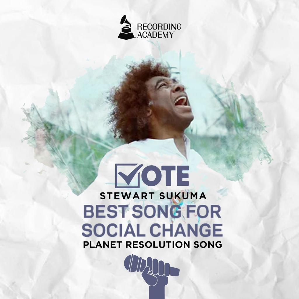 Please listen, support, share this stunning version of the #planetresolution song from legendary musician & environmentalist @stewartsukuma from Mozambique Best New Song for Social Change @RecordingAcad A message of global unity to protect our earth 🌍 youtube.com/watch?v=Estatt…