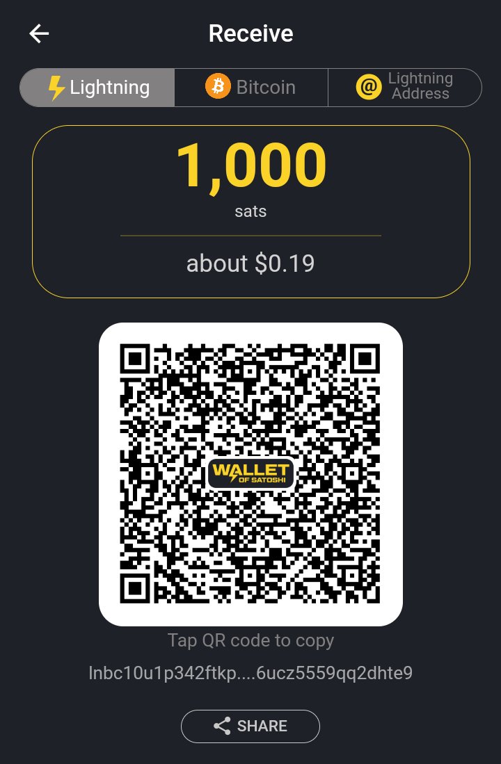 21_Bitcoinist's tweet photo. @wowbitcoinrocks Thanks for the chance 🤙⚡ https://t.co/wz58wIwXR4