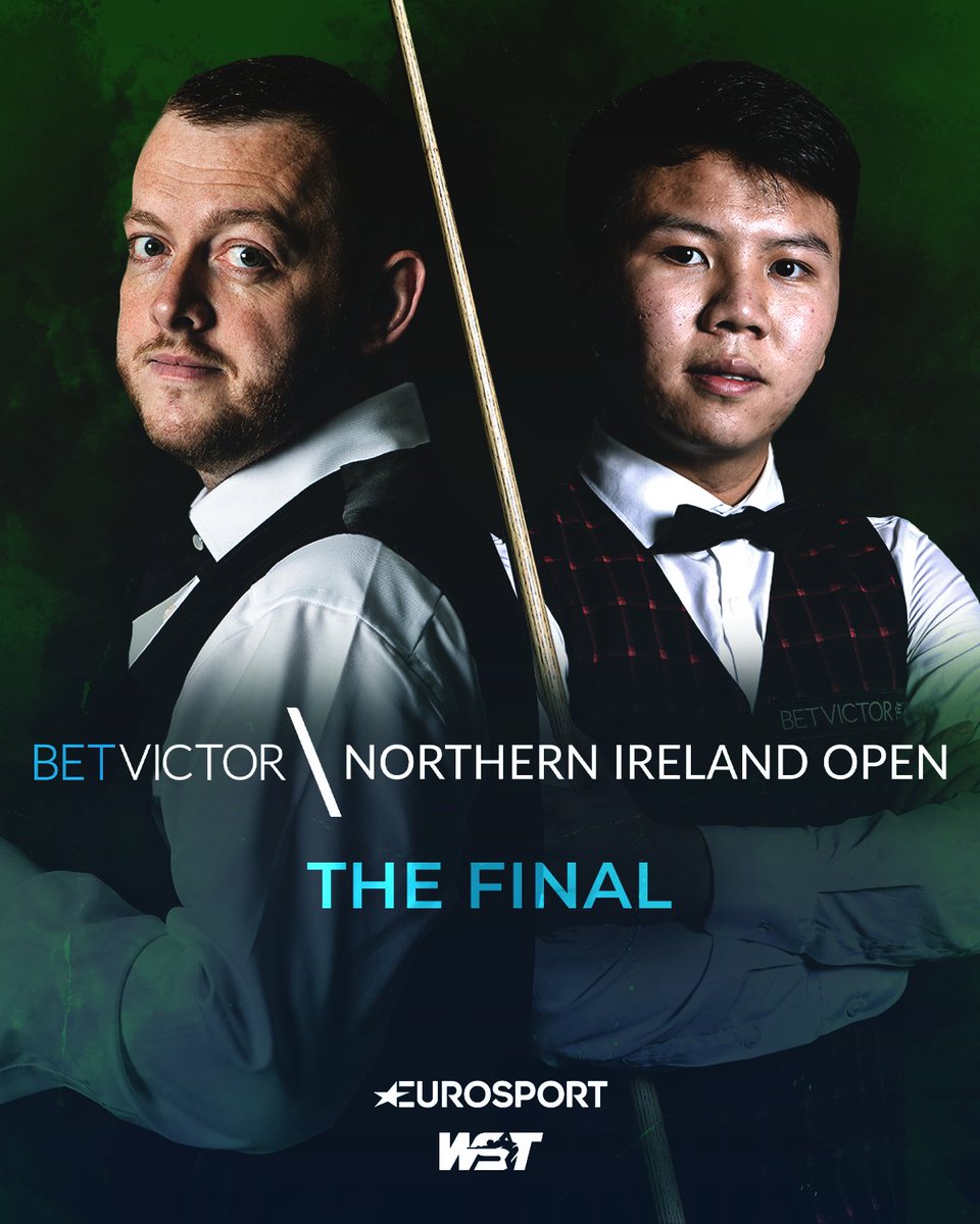 Snooker Kuzey İrlanda Açık'ta final günü. Son şampiyon Mark Allen, ilk kupasını arayan Zhou Yuelong ile kozlarını paylaşıyor. 8 frame'lik ilk seans için 15.00'ten itibaren <a href="/Eurosport_TR/">Eurosport TR</a> 1'deyim.