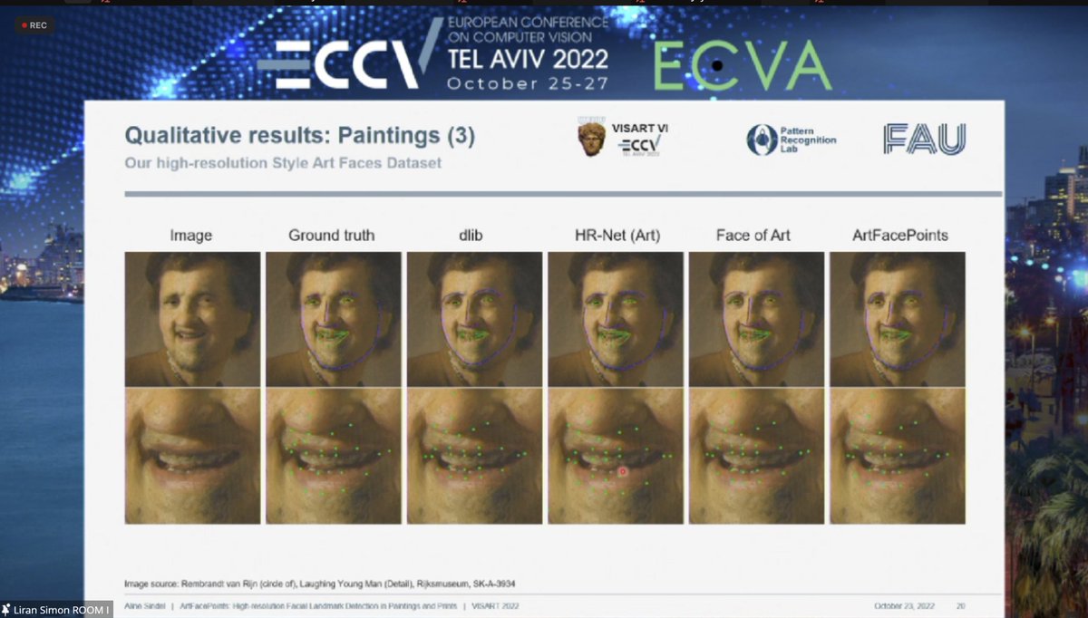 Peter Bell (@peter_bell77) on Twitter photo Aline Sindel (<a href="/UniFAU/">FAU Erlangen-Nbg</a>) is showing how to find facial landmark points in paintings and prints #visart #digitalarthistory Aline Sindel (<a href="/UniFAU/">FAU Erlangen-Nbg</a>) is showing how to find facial landmark points in paintings and prints #visart #digitalarthistory
