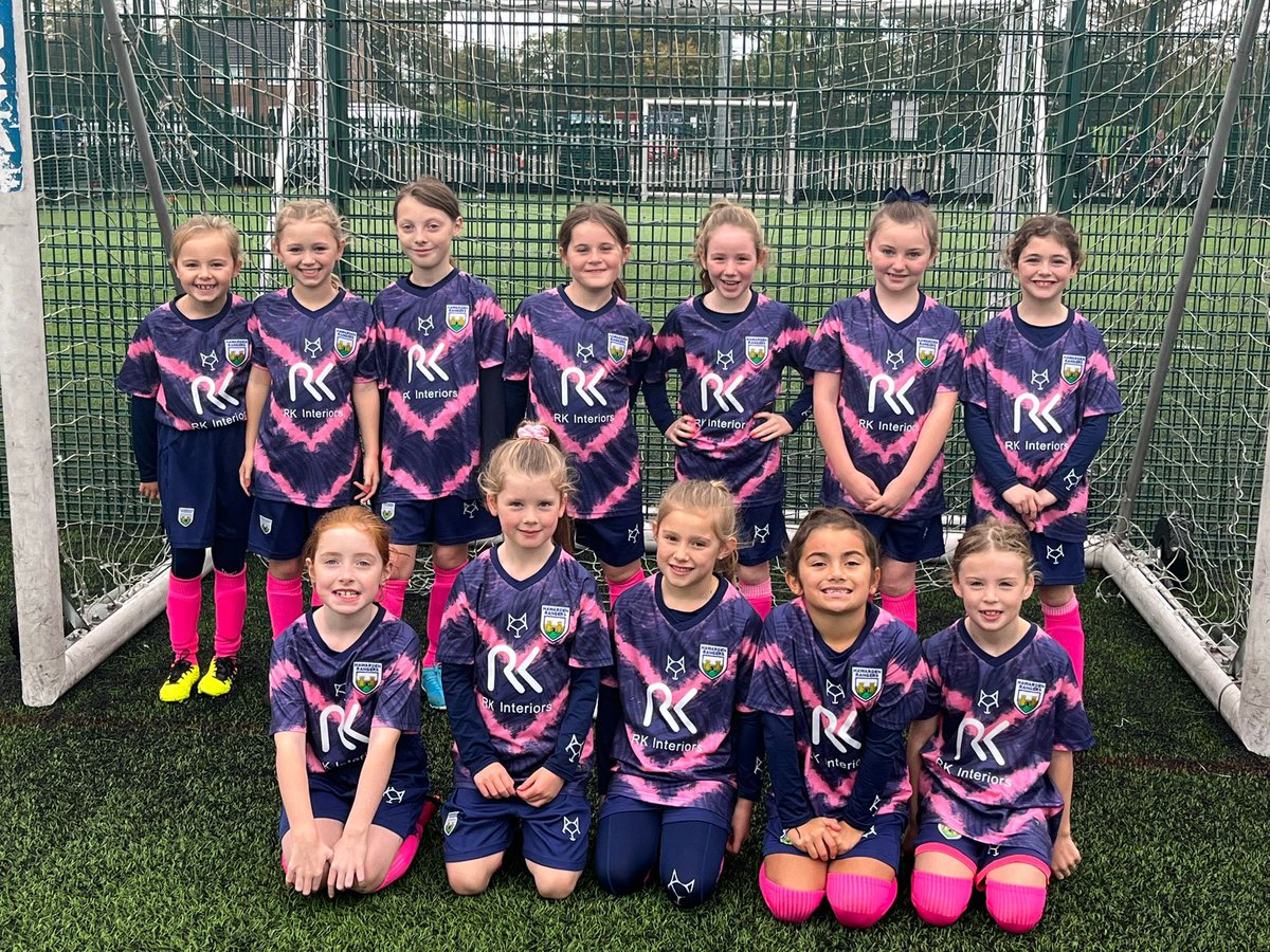The <a href="/hrfcgirls/">HawardenRangersGirls</a> showing off their new Wolfpac kit today! 

Not only did they look amazing they played it to with 9 wins out of 10. 

Well done girls 🐺

#jointhepac

Discuss your bespoke teamwear with us today! 

#football #soccer #girlsfootball #footballskills #soccergirl #Baller